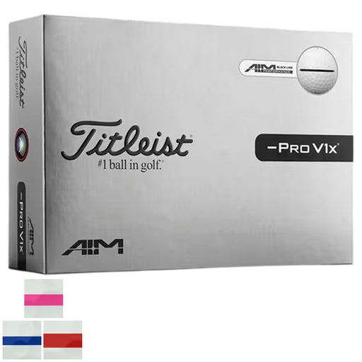 Titleist Pro V1x Left Dash AIM Performance Golf Balls