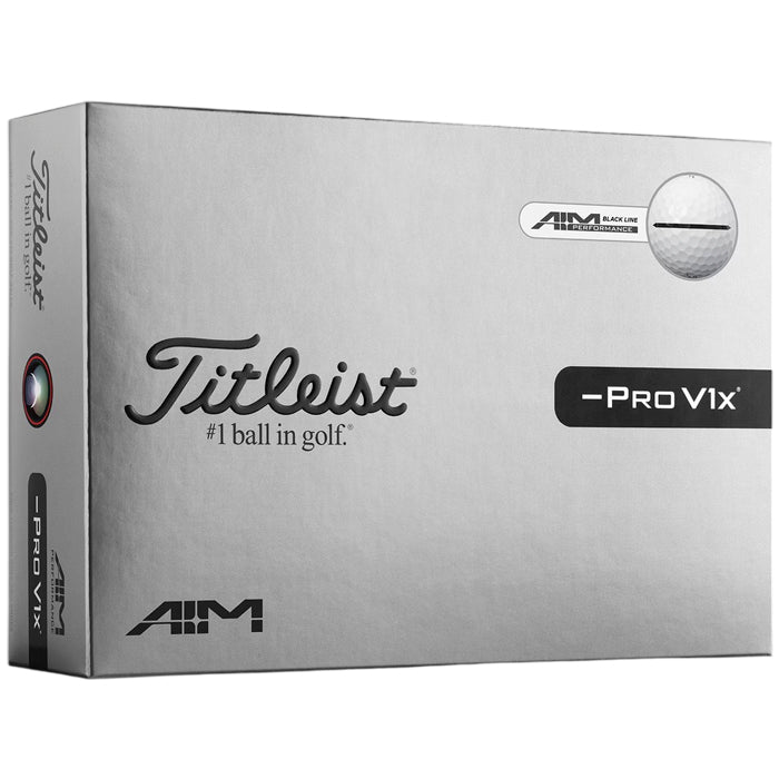 Titleist Pro V1x Left Dash AIM Performance Golf Balls