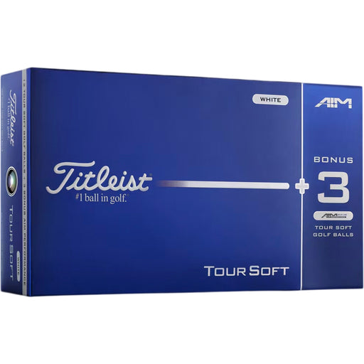 Titleist Tour Soft with AIM Sleeve 15-Pack Golf Balls
