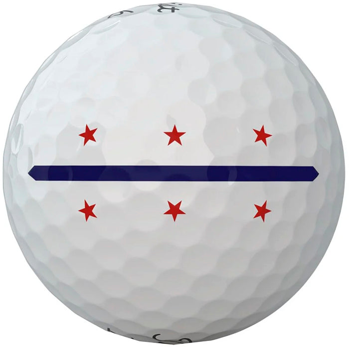 Titleist Pro V1 AIM Red White & Blue 1776 Golf Balls - Half Dozen