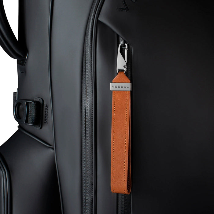 VESSEL Leather Loop Pull - Brown