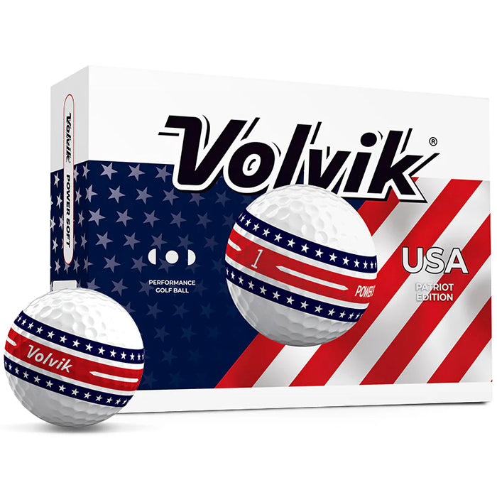 Volvik Power Soft Patriot Edition Golf Balls