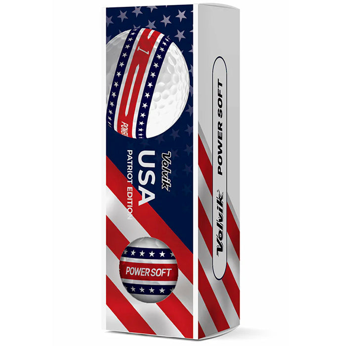 Volvik Power Soft Patriot Edition Golf Balls
