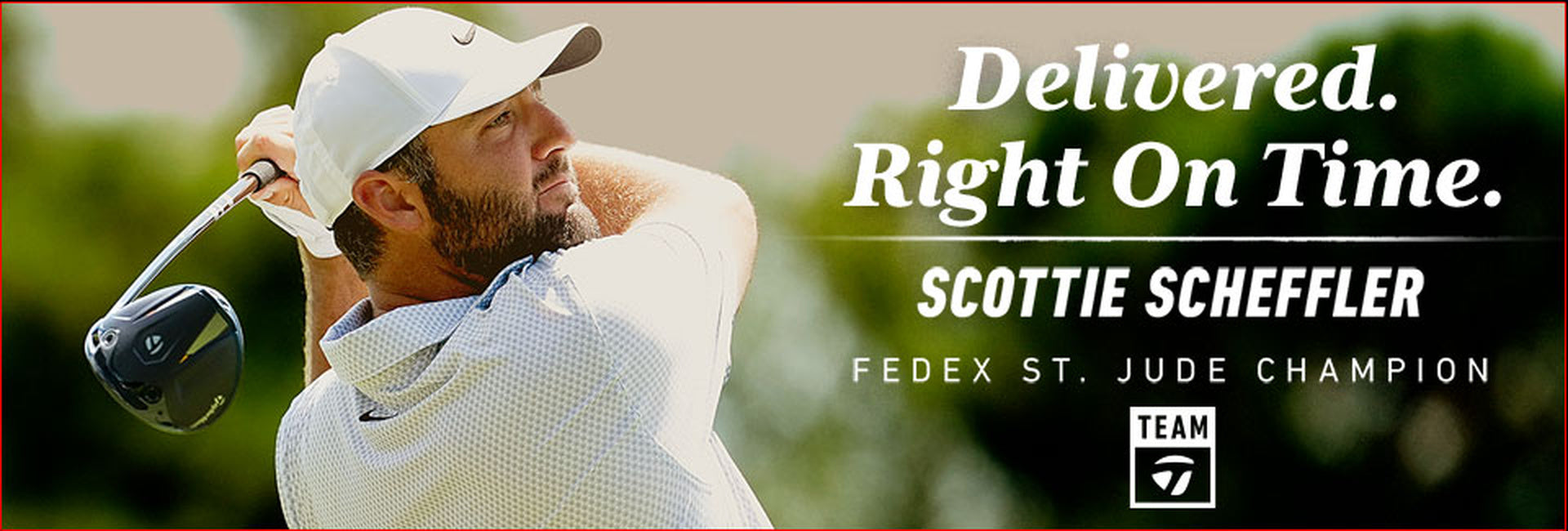 Scottie Scheffler wins the FedEx St. Jude Championship with TaylorMade Qi4D