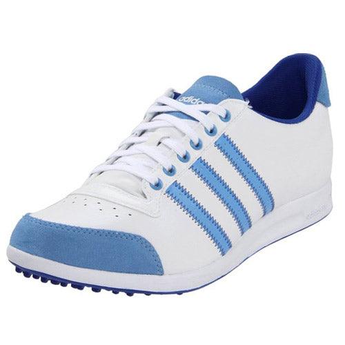 adidas Ladies adicross Golf Shoes 9.5 White/Light Blue/Royal (#675552 M - Fairway Golf