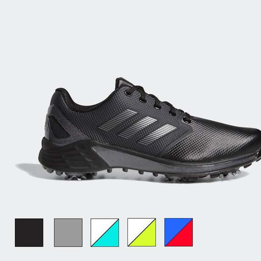 Adidas ZG21 Golf Shoes 8.0 Core Black / Dark Silver Metall Medium - Fairway Golf