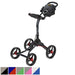 BagBoy QUAD XL Push Cart Matte Black/Red (BB71795) - Fairway Golf
