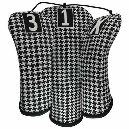 BeeJos Daisy Headcovers Blade Putter Classic Houndstooth - Fairway Golf