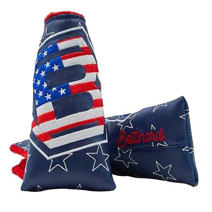 Bettinardi Limited 4th of July Hex B Flag Blade Headcover Blue/Red/White - Fairway Golf
