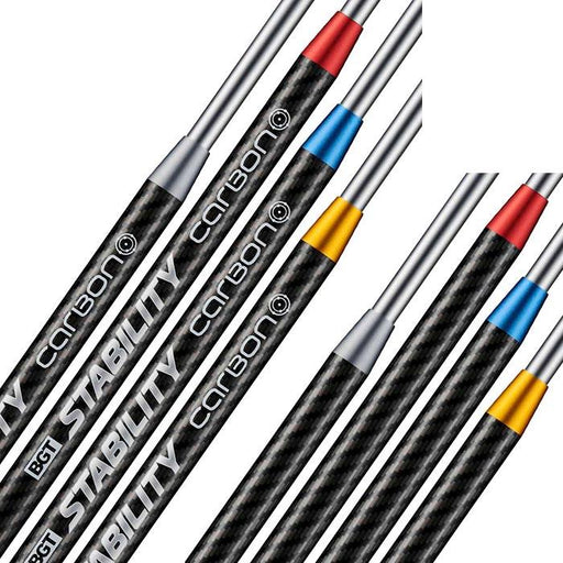 BGT Stability Carbon Putter Shaft .370 inch Straight Coupler Color: Silver - Fairway Golf