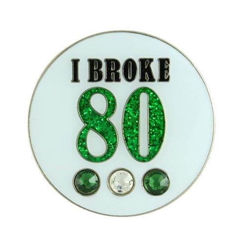 Bonjoc Ladies I Broke 80 Ball Marker I Broke 80 (IB-80) - Fairway Golf