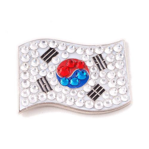 Bonjoc Ladies Korea Flag Ball Marker Korea (Fl-Korea) - Fairway Golf