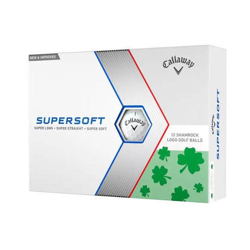 Callaway Supersoft Shamrock Golf Balls White - Fairway Golf
