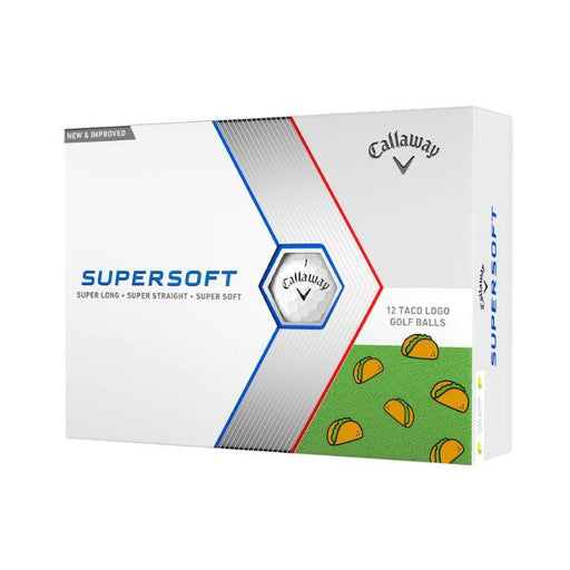 Callaway Supersoft Taco Golf Balls White - Fairway Golf