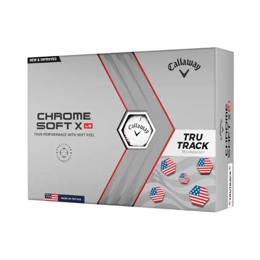 Callaway Chrome Soft X LS USA TruTrack Golf Balls USA - Fairway Golf
