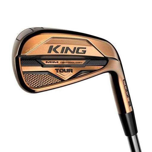 Cobra King MIM Tour Copper Irons (7pcs) RH 5-9P.G True Temper Dynamic Gold steel S300 - Fairway Golf