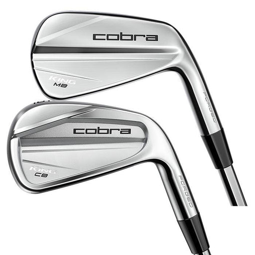Cobra 2023 KING Forged CB/MB Irons RH 4-9P *KBS $-Taper steel (Standard) S - Fairway Golf