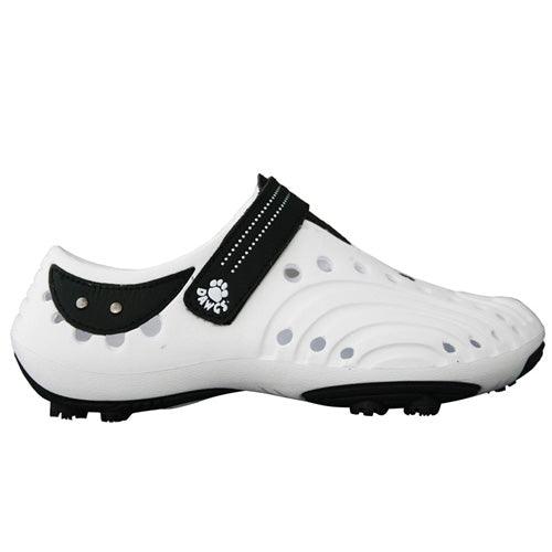 DawgsGolf Girls Golf Spirit Shoes 2 White/Black - Fairway Golf