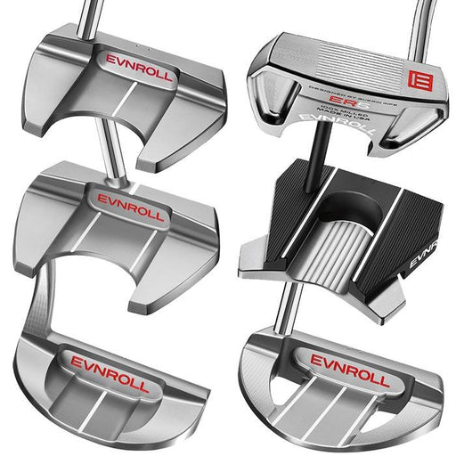 Evnroll Classic Series Mallet Silver Satin Finish Putters RH 34.0 inches ER10 Outback Mallet w/TourTac B - Fairway Golf