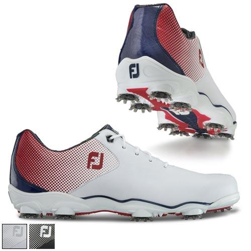 Footjoy D.N.A. Helix Shoes-Previous Season Style 7.0 White/Silver (53316) W - Fairway Golf