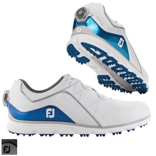 FootJoy PRO/SL BOA Shoes-Previous Season Style 7.5 Black/Silver (53275) M - Fairway Golf