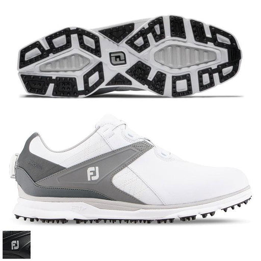 FootJoy Pro/SL BOA Shoes-Previous Season Style 9.5 White/Grey (53817) M - Fairway Golf