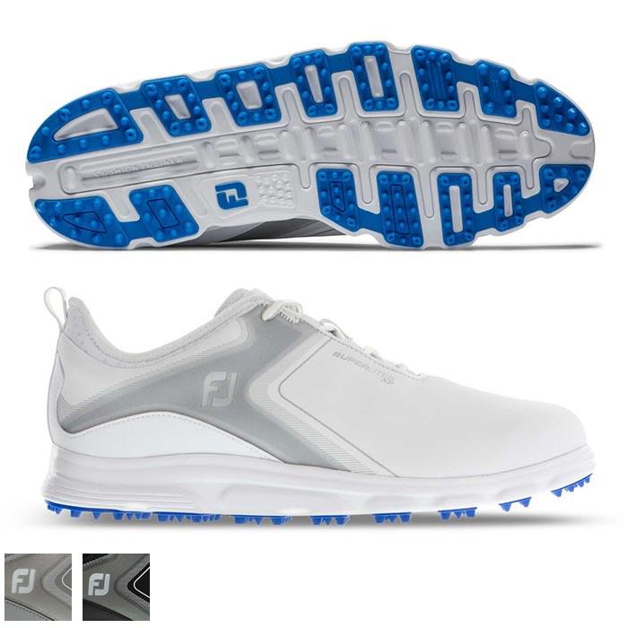 FootJoy Superlites XP Shoes-Previous Season Style 14.0 White/Grey/Blue (58060) M - Fairway Golf