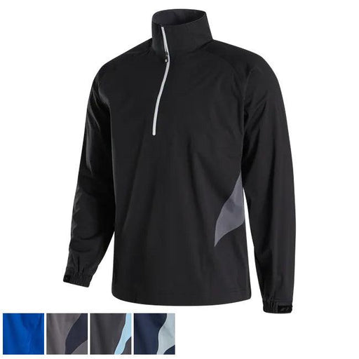 FootJoy HydroKnit Pullover 2XL Black/Charcoal (24789) - Fairway Golf