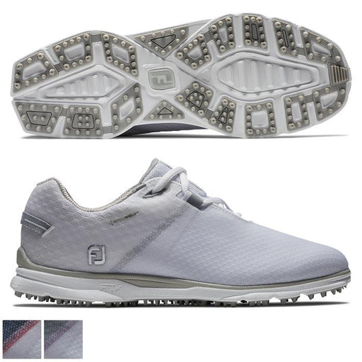 Footjoy Ladies Pro SL Sport Shoes 9.5 White/Light Gray (98144) M - Fairway Golf