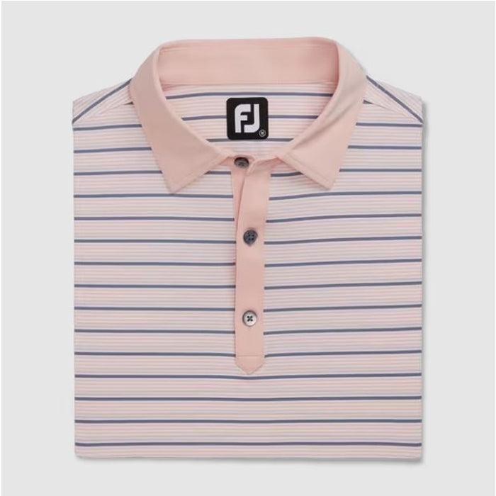 FootJoy Accented Stripe Lisle Self Collar-Previous Season Style L - Fairway Golf