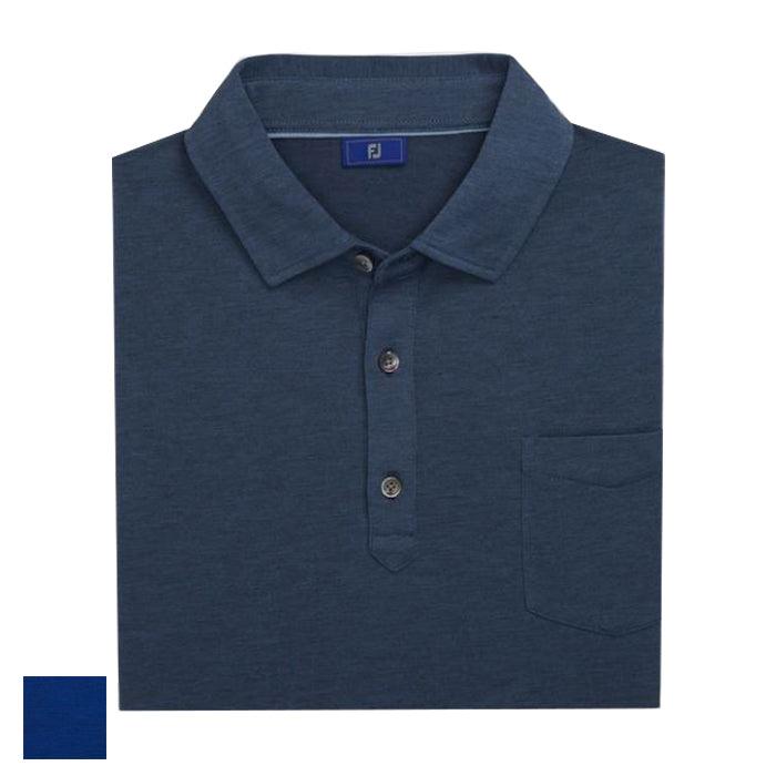 FootJoy Jersey Shirt-Previous Season Style XL Ocean Heather (28070) - Fairway Golf