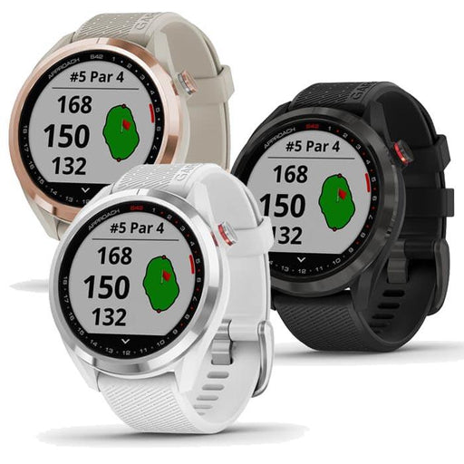 Garmin Approach S42 GPS Golf Smartwatch Gunmetal with Black Band (010-0 - Fairway Golf