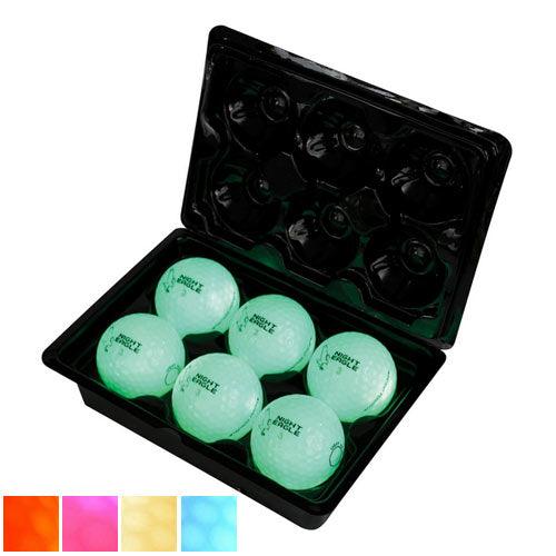 Night Eagle Light Up Golf Balls (6 Pack) White (#23703) - Fairway Golf