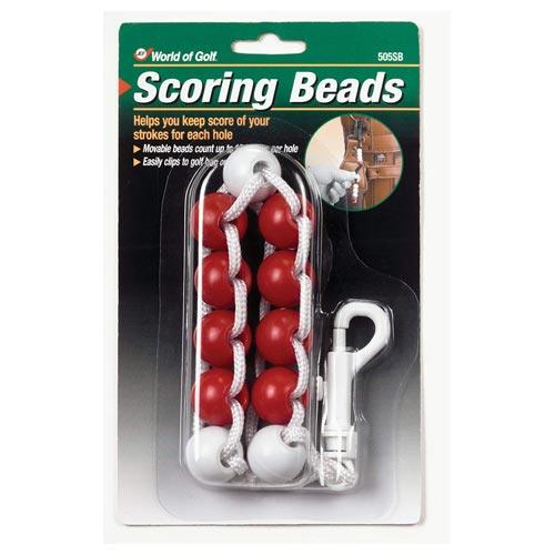 Jef World of Golf Scoring Beads Red/White (505SB) - Fairway Golf