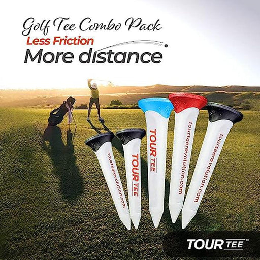 Tour Tee Combo Pack 5 Tees (3Long/2 Short) - Fairway Golf