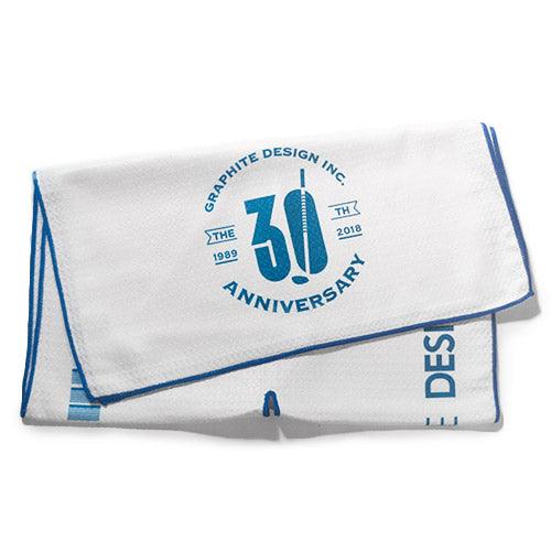 Graphite Design 30th Anniversary Towel White - Fairway Golf