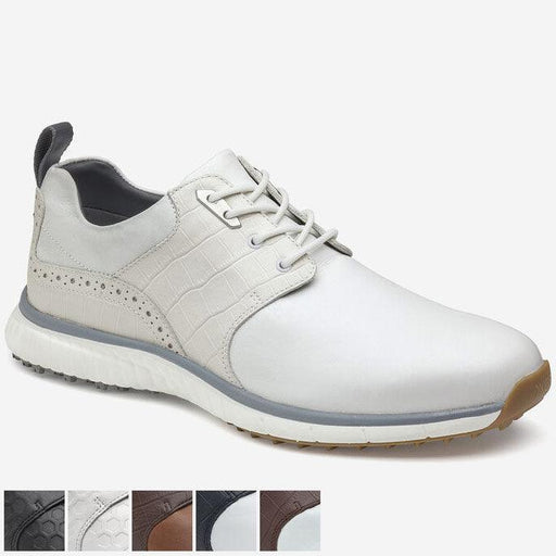 Johnston and Murphy XC4 H2-Luxe Hybrid Saddle Golf Shoes 8.5 Limited Edition White/Navy Croc M/W - Fairway Golf