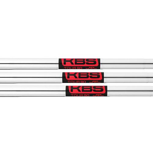 KBS Tour 90 Iron Shafts Chrome/Parallel Tip S #41.25 inches (individual) - Fairway Golf