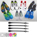 HICKIES Original No Tie Elastic Shoelace Unisex/One-size Fits Infrared - Fairway Golf