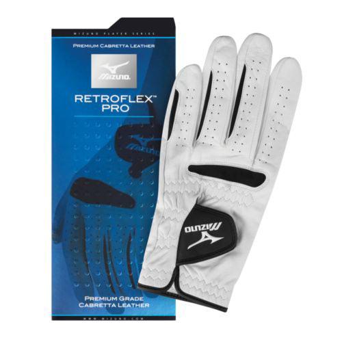 Mizuno RetroFlex Pro Leather Gloves XL White/Black (#0010) LH (#230127) - Fairway Golf