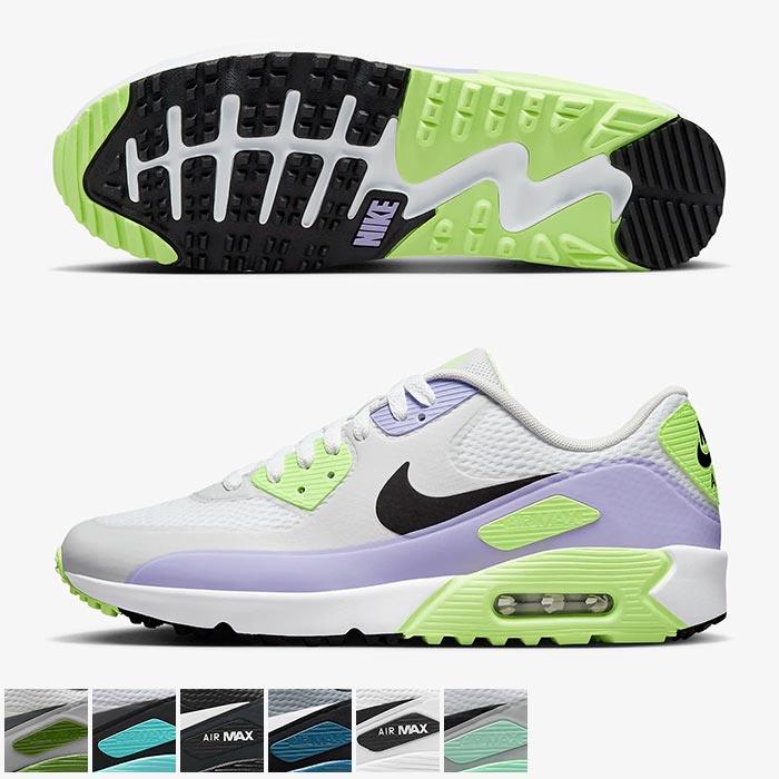 Nike Air Max 90 G Golf Shoes 10.5 Smoke Grey/Black/Grey Fog/White M - Fairway Golf