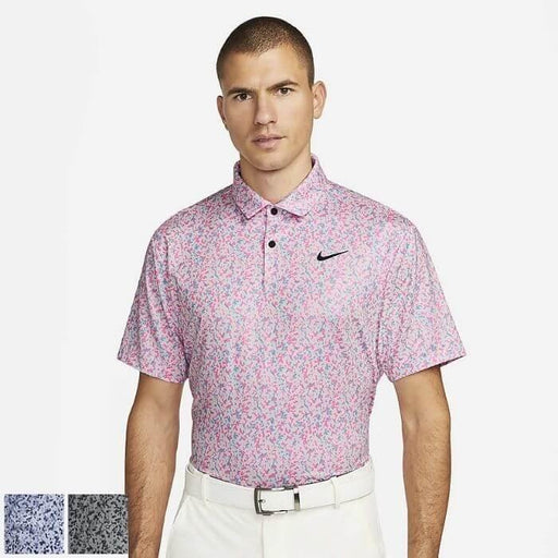 Nike Dri-FIT Tour Camo Golf Polo M Ashen Slate/White (DR5306-493) - Fairway Golf