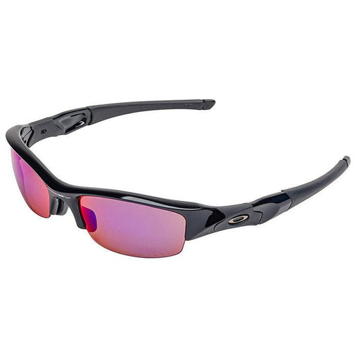 Oakley Asian Fit POLARIZED FLAK JACKET Sunglasses Polished Black/OO Red Iridium P - Fairway Golf