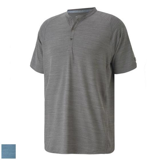 Puma CLOUDSPUN Henley Golf Shirts XL Quiet Shade (597584-01) - Fairway Golf