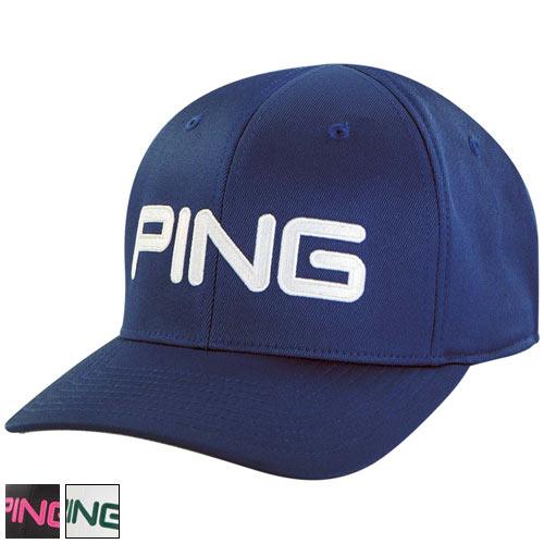 PING Tour Structured Hat S/M Black/Pink (33759-05) - Fairway Golf