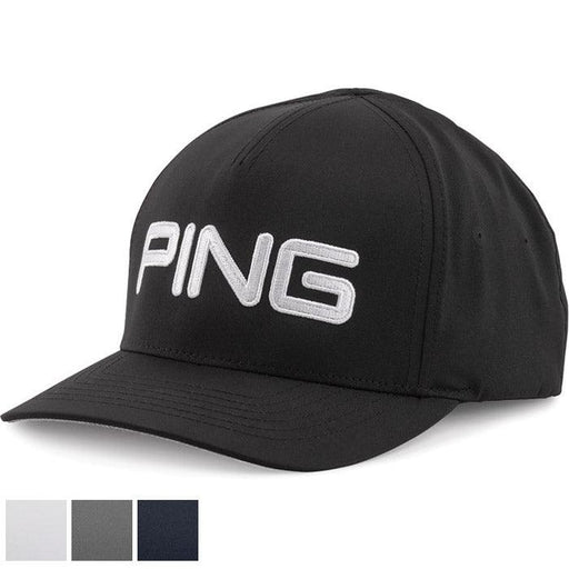 PING Structured Cap L/XL Black/White - Fairway Golf
