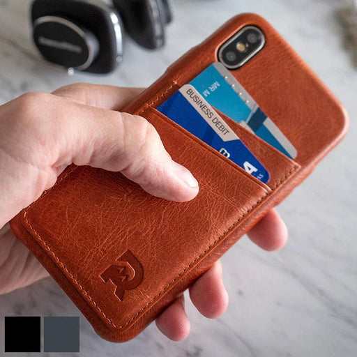 The Ridge Wallet Phone Case Brown iPhone X/XS - Fairway Golf