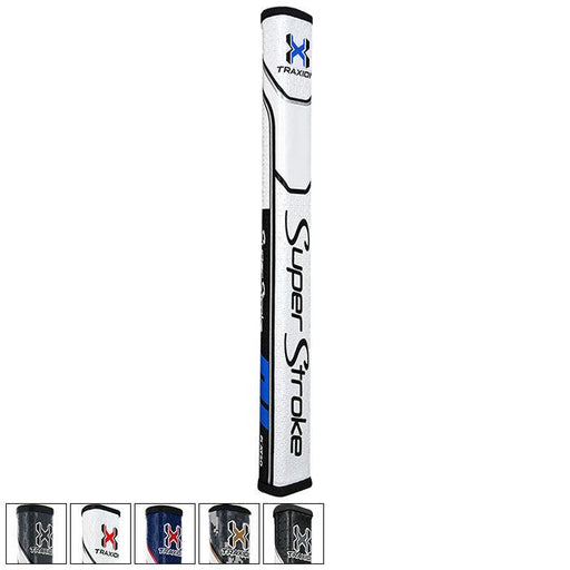 Super Stroke Traxion Putter Grip Tour 1.0-2PC White/Grey/Red - Fairway Golf