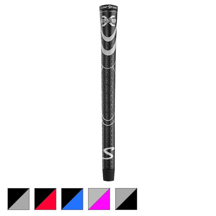 Super Stroke Cross Comfort Club Grips Standard Black/Blue - Fairway Golf