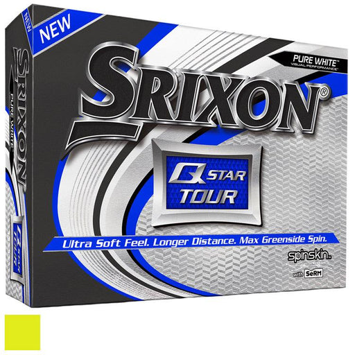 Srixon Q-Star Tour Golf Balls Pure White (Sleeve/3 Ball Pack) - Fairway Golf